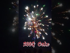 चीनी निर्यात उच्च गुणवत्ता 16 शॉट 200 ग्राम केक आतिशबाजी 1.4 ग्राम Un0336 आतिशबाजी