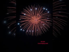 चीनी पेशेवर प्रदर्शन गोले आतिशबाजी पिरोटेक्निक 6 इंच प्रदर्शन गोले