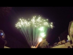 प्रोफेशनल बिग पायरोटेक्निक्स 49 शॉट्स केक आतिशबाज़ी सलामी प्रदर्शित करें