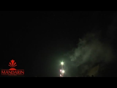 फ़ूची डी'आर्टिफिशियो मंदारिन पिरोटेक्निक फ़्यूक्स डी'आर्टिफिशियो 100 शॉट फ़ायरवर्क केक एक्स शेप फ़्यू