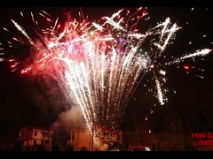 मंदारिन 500G 156 शॉट उपभोक्ता केक आतिशबाजी