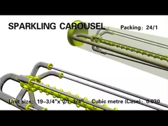 कैरोसेल समय लालटेन स्पार्कलर, मंदारिन क्रिसमस शादी खिलौना आतिशबाजी