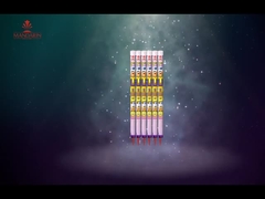 0.039CBM रोमन कैंडल आतिशबाजी 1 इंच 5 8 जन्मदिन की पार्टी के लिए शॉट गेंदों