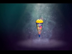 त्योहार प्यारा आतिशबाजी, हाथ स्प्रे Helado आइसक्रीम आतिशबाजी