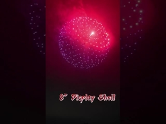 आतिशबाजी गेंद 8 इंच डिस्प्ले शेल आतिशबाजी 1.3G पेशेवर डिस्प्ले शेल आतिशबाजी बिक्री के लिए