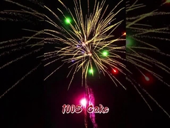 थोक 100 शॉट केक आतिशबाजी 1.4G उपभोक्ता केक आतिशबाजी उत्सव के लिए आउटडोर आतिशबाजी