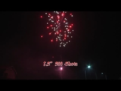 1.2''इंच 200 शॉट्स उपभोक्ता केक आतिशबाजी क्रिसमस नव वर्ष केक आतिशबाजी और पटाखे