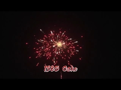 थोक आतिशबाजी 1 इंच 1.2 इंच 139 शॉट आउटडोर पाइरो उपभोक्ता केक CE चिह्न के साथ आतिशबाजी