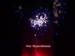 कारखाने 1.4g कस्टम आतिशबाजी Liuyang 1.2 'इंच प्यारा Chrysanthemum नए उपभोक्ता केक आतिशबाजी