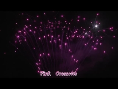 1.3G पेशेवर आतिशबाजी केक 180 शॉट्स अनुकूलन योग्य क्रिसमस त्योहार गुलाबी क्रॉसेट आउटडोर