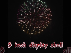 कारखाना 1.3g पेशेवर पिरोटेक्निक गेंद मोर्टार गोले आतिशबाजी 5 इंच डिस्प्ले गोले आतिशबाजी