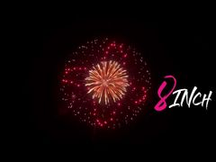 लियूयांग मैंडरिन 1.3G UN0335 प्रोफेशनल डिस्प्ले शैल आतिशबाजी 8 इंच मोर्टार आर्टिलरी शैल