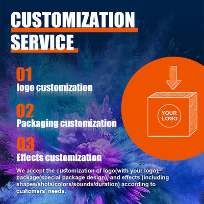 100 Shots Customized Effects CE AFSL Certified Cake Fireworks for Celebrations and Events