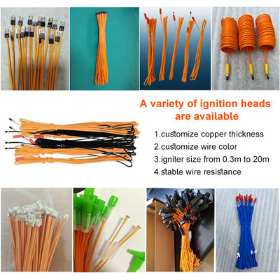 0.3m 0.5m 1m 2m 3m 4m 5m 8m 10m Ematch Ignition Copper Wire Fuse Electric for Pyrotechnics Igniter Fireworks Firing System