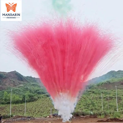 फैक्टरी 100 शॉट्स आतिशबाजी बैटरी दिन के समय केक आतिशबाजी कोई अवशेष नहीं कोई आंतरिक ट्यूब रंगीन धुआं आतिशबाजी केक आतिशबाजी