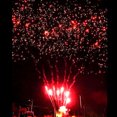 लियूयांग आतिशबाजी आपूर्ति मैंडरिन नई हॉट आतिशबाजी 56 शॉट्स सलामी आउटडोर केक बैटरियां लाल बेर आतिशबाजी आतिशबाजी