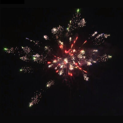 Liuyang Mandarin Fireworks 1.2 Inch 19 Shots 1.3G Professional Hexagon Shape Fireworks Cake Chinese Wholesale Pyrotechnics