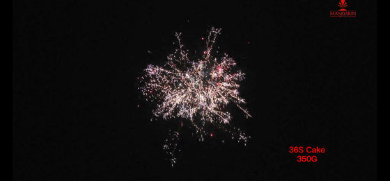 350G 36 शॉट केक आतिशबाजी अंतरराष्ट्रीय शिपिंग के लिए अनुकूलन प्रभाव के साथ पिरोटेक्निक